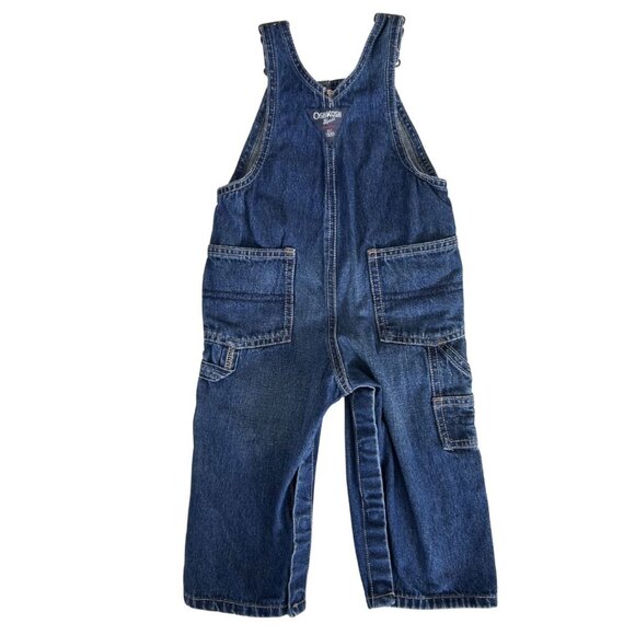 Oshkosh B'Gosh Denim Overalls, size 18 mo - Picture 4 of 4